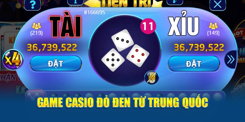 Game casio đỏ đen từ Trung Quốc